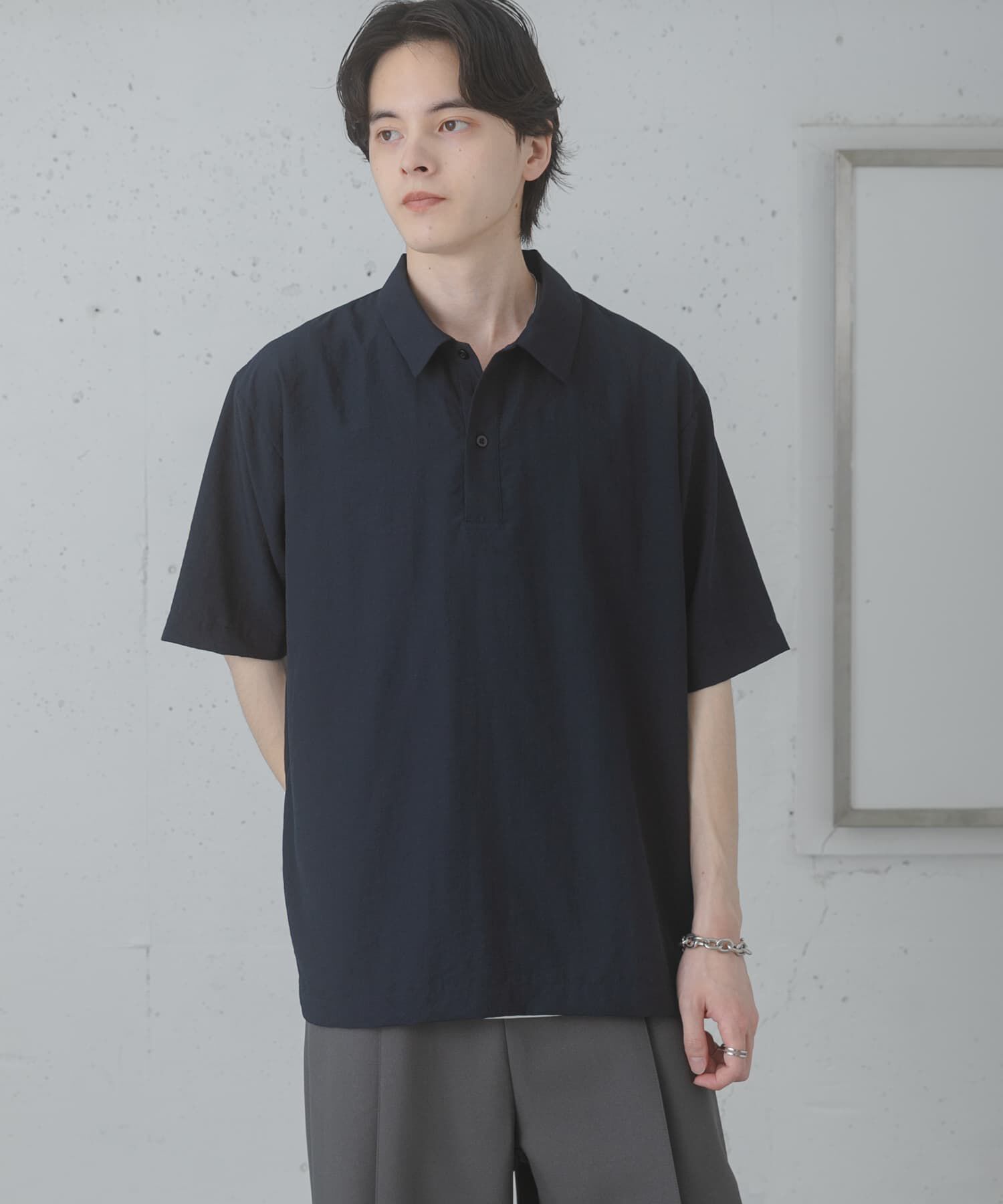 SENSE OF PLACE by URBAN RESEARCH「『接触冷感/速乾』スパンブロードプルオーバーシャツ」|シャツ・ブラウス|