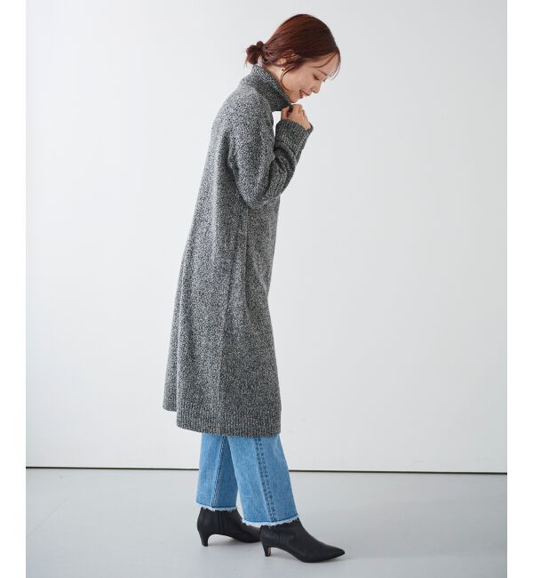 le.coeur blanc「サイドボタンメランジニットワンピース」|その他|