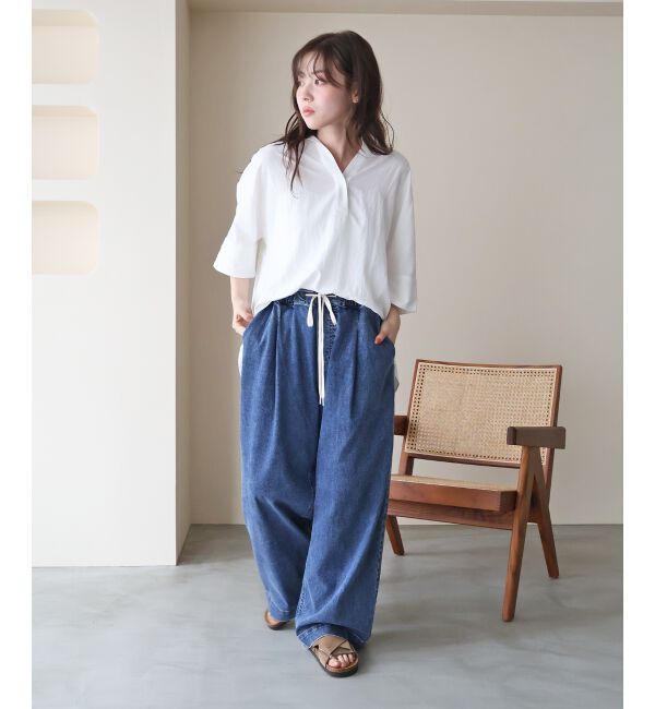  「バッククロススキッパーシャツ」|シャツ・ブラウス|