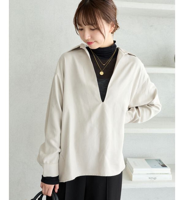  「細コーデュロイスキッパーシャツ」|シャツ・ブラウス|ｸﾞﾚｰｼﾞｭ