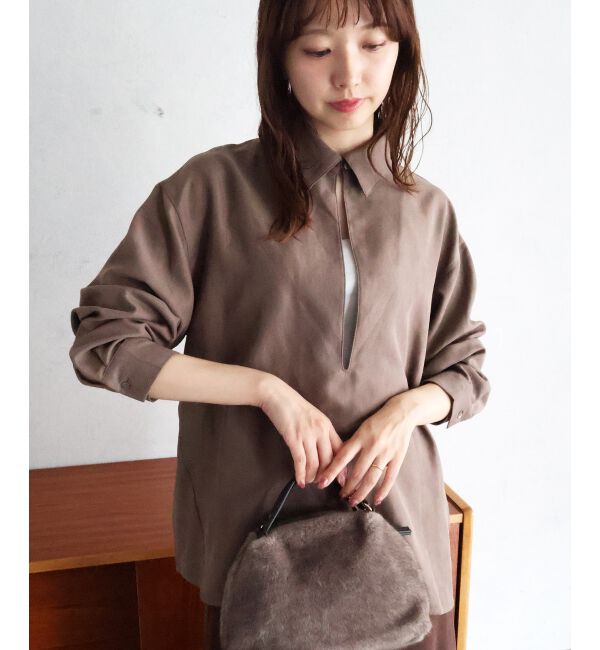  「細コーデュロイスキッパーシャツ」|シャツ・ブラウス|