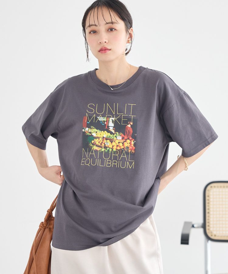 earth music&ecology「【接触冷感】アソートプリントTシャツ」|Tシャツ・カットソー|