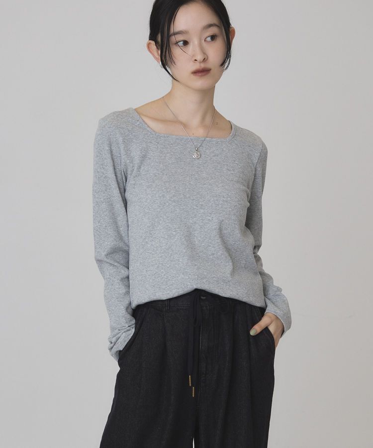 AMERICAN HOLIC「【抗菌防臭】2WAYスクエアネックプルオーバー」|Tシャツ・カットソー|