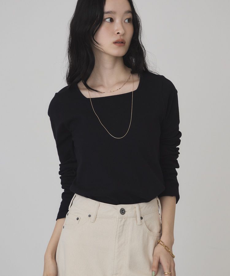 AMERICAN HOLIC「【抗菌防臭】2WAYスクエアネックプルオーバー」|Tシャツ・カットソー|