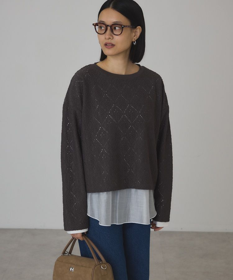 AMERICAN HOLIC「総レースプルオーバー【WEB限定カラー有り】」|Tシャツ・カットソー|