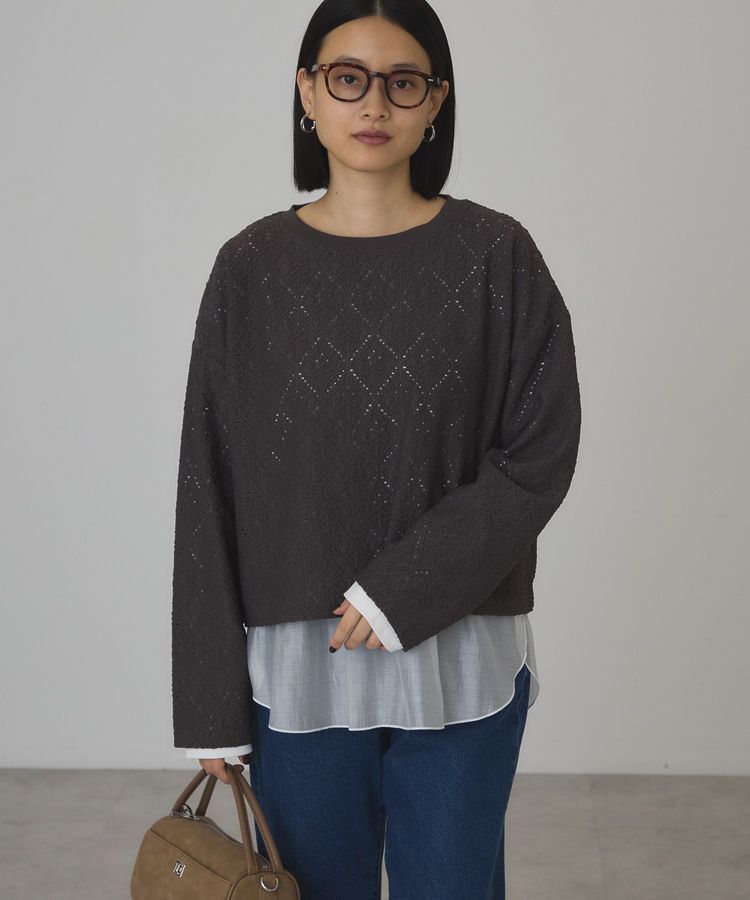 AMERICAN HOLIC「総レースプルオーバー【WEB限定カラー有り】」|Tシャツ・カットソー|