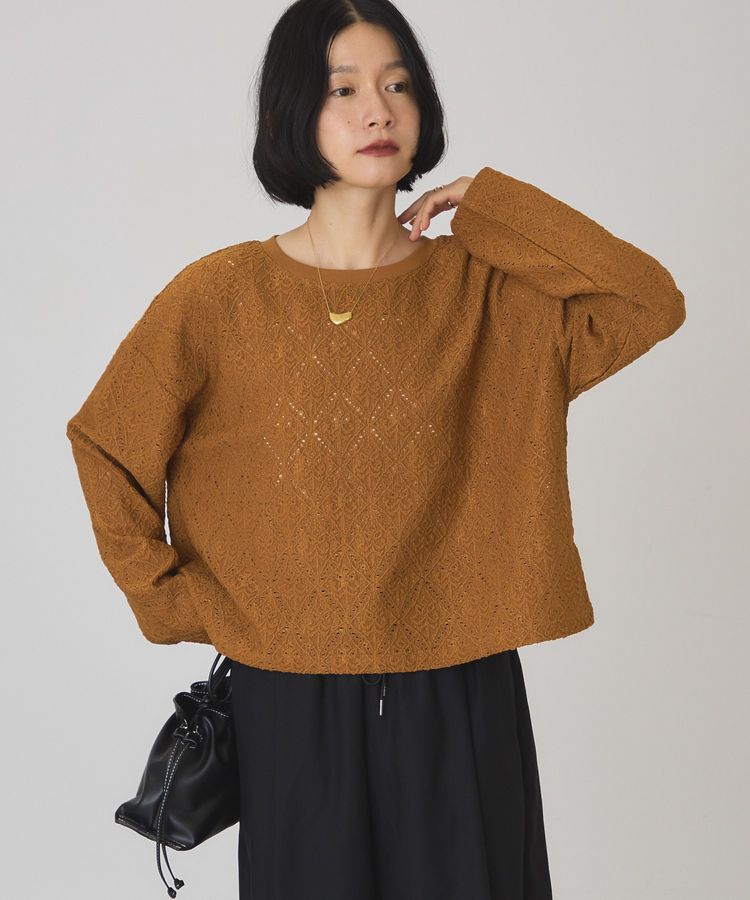 AMERICAN HOLIC「総レースプルオーバー【WEB限定カラー有り】」|Tシャツ・カットソー|Camel