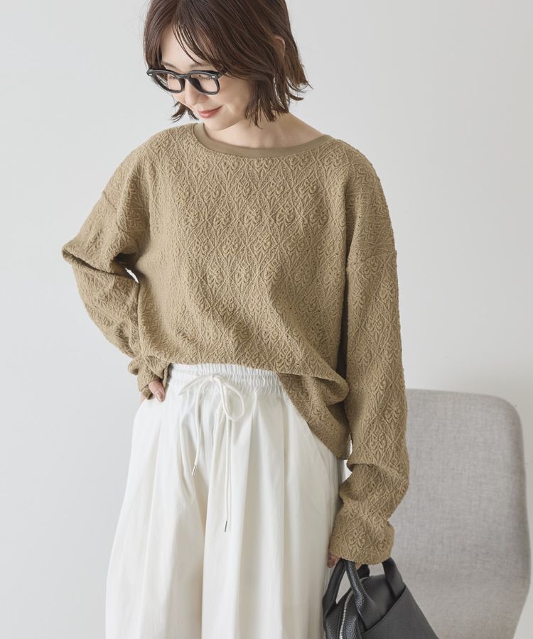 AMERICAN HOLIC「総レースプルオーバー【WEB限定カラー有り】」|Tシャツ・カットソー|Khaki