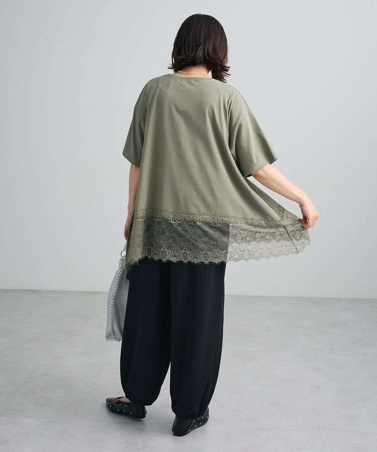 Green Parks「裾イレヘムレースプルオーバーⅡ」|Tシャツ・カットソー|