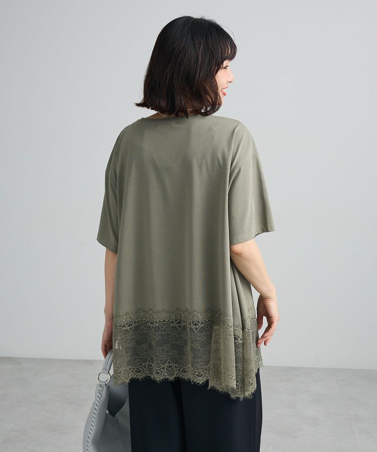 Green Parks「裾イレヘムレースプルオーバーⅡ」|Tシャツ・カットソー|