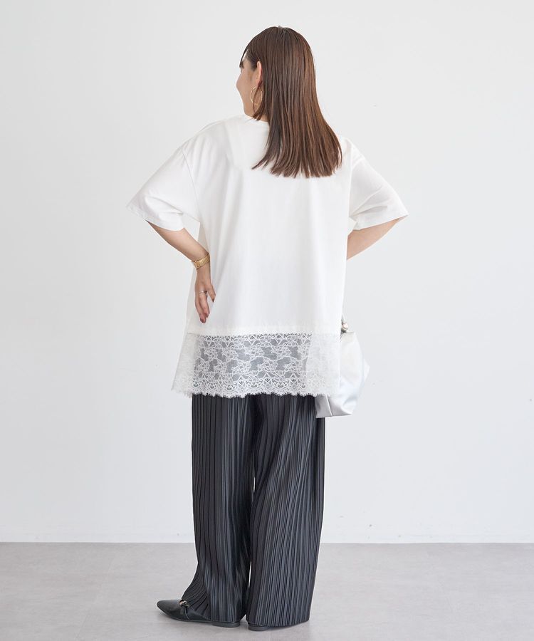 Green Parks「裾イレヘムレースプルオーバーⅡ」|Tシャツ・カットソー|