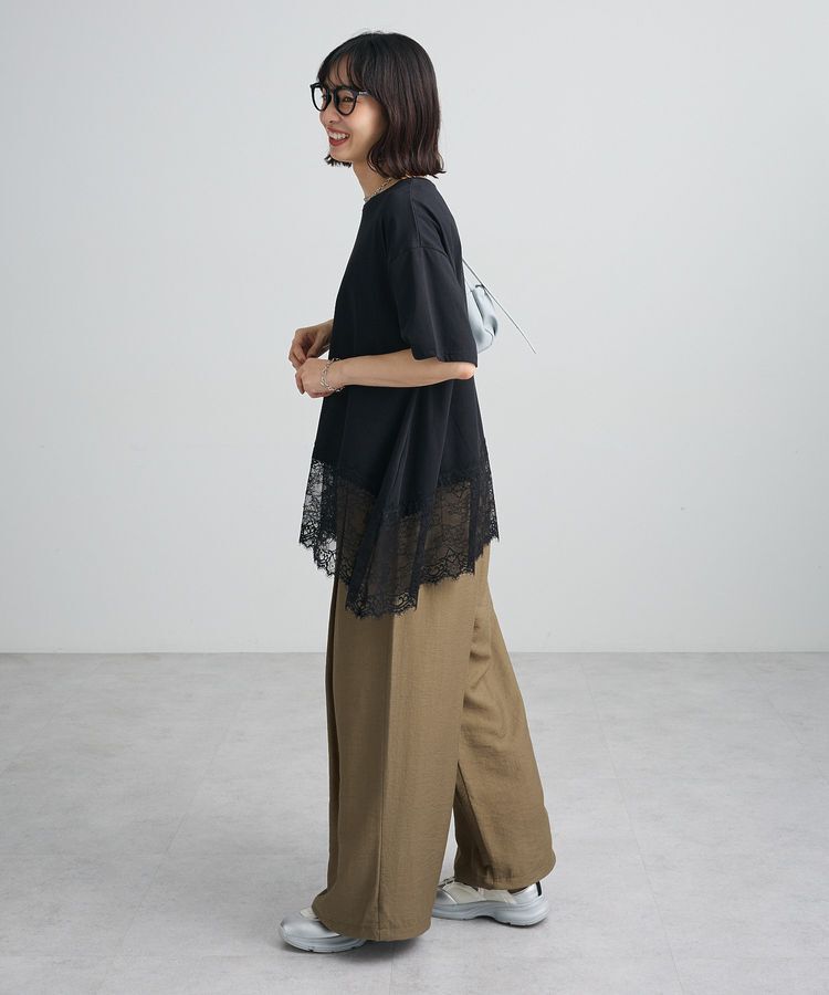 Green Parks「裾イレヘムレースプルオーバーⅡ」|Tシャツ・カットソー|