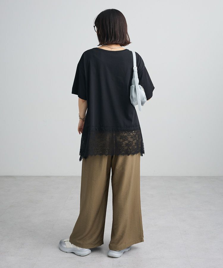Green Parks「裾イレヘムレースプルオーバーⅡ」|Tシャツ・カットソー|