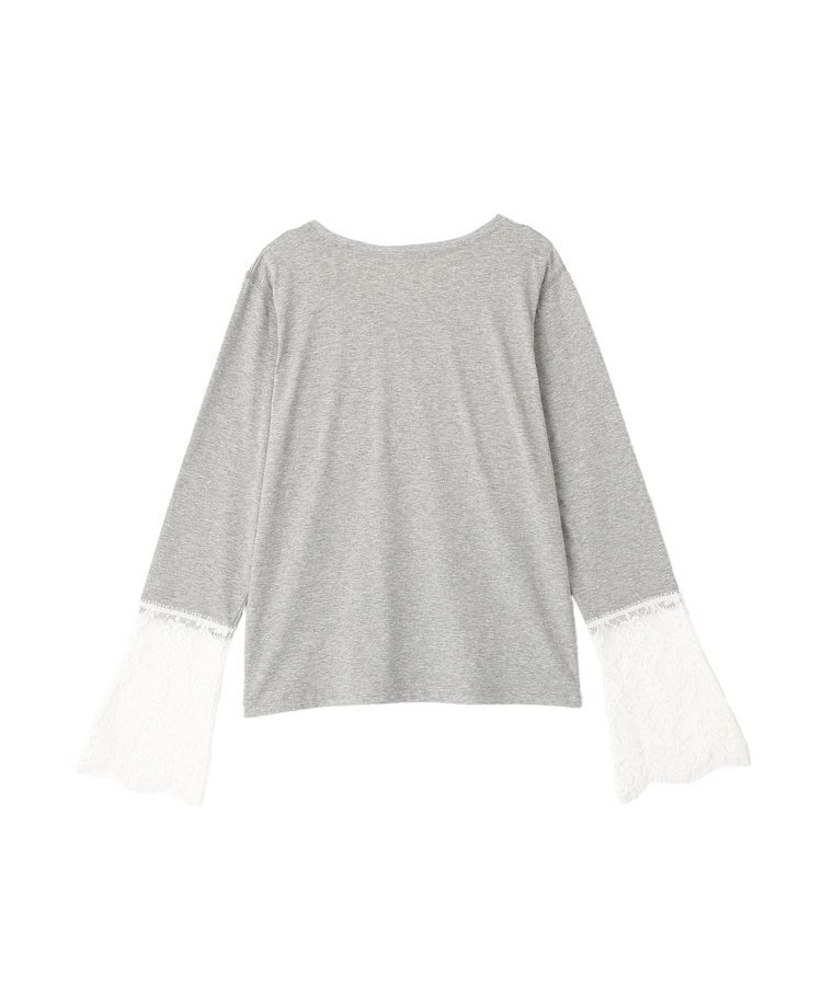 Green Parks「袖口レースプルオーバー」|Tシャツ・カットソー|
