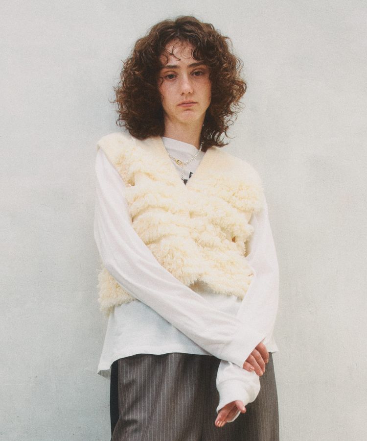 GARAGE OF GOOD CLOTHING「ループショートベスト」|ベスト・ジレ|
