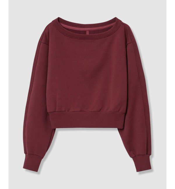LOULOU WILLOUGHBY「オフショルスエットプルオーバー」|Tシャツ・カットソー|