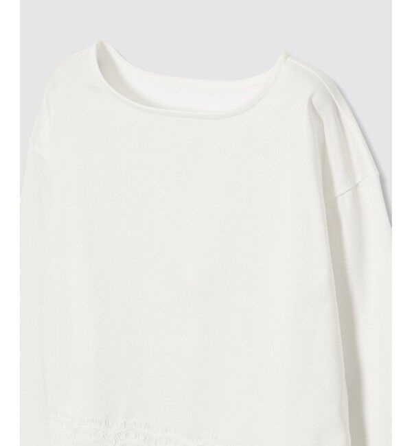 allureville「裾レースT」|Tシャツ・カットソー|