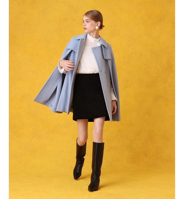 LOULOU WILLOUGHBY「シャルムビーバーケープコート」|ダッフルコート|