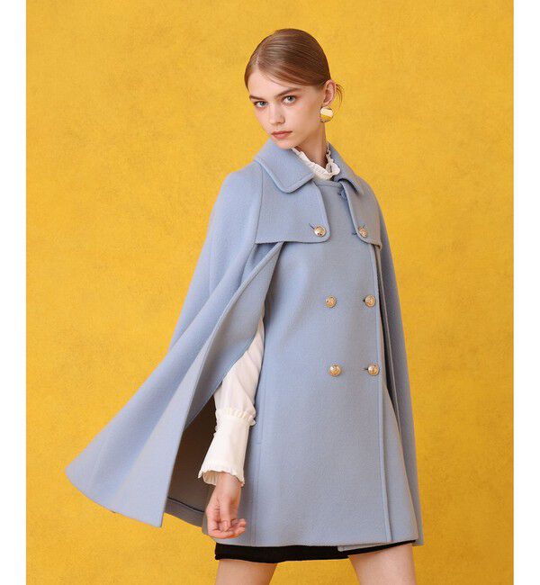 LOULOU WILLOUGHBY「シャルムビーバーケープコート」|ダッフルコート|