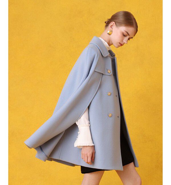 LOULOU WILLOUGHBY「シャルムビーバーケープコート」|ダッフルコート|