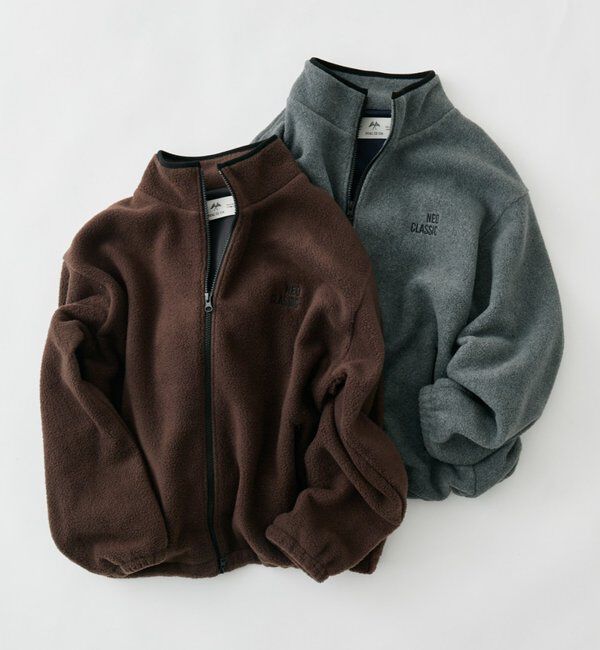  「両面フリースフルジップジャケット」|テーラードジャケット|