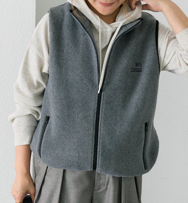  「両面フリースベスト」|ダウンベスト・ベスト|