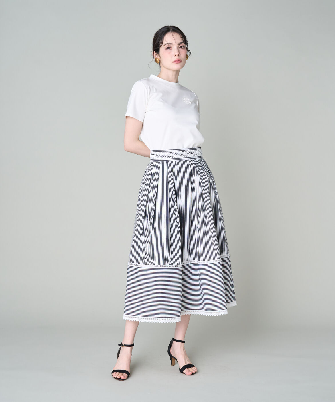 Maglie le cassetto「《大きいサイズ》LOVERコンパクトTシャツ」|Tシャツ・カットソー|