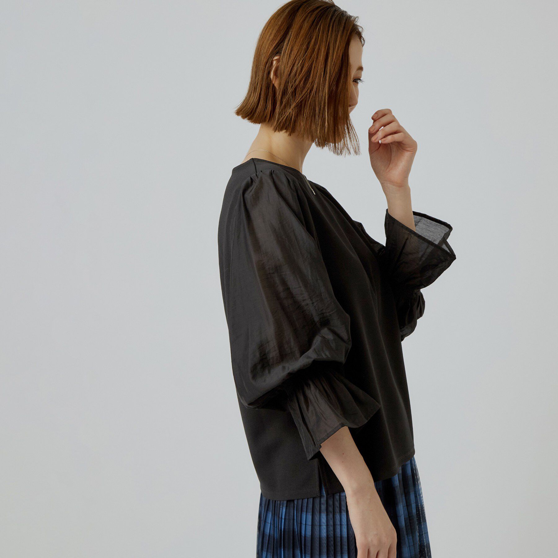 grove「布帛キャンディースリーブプルオーバー」|Tシャツ・カットソー|