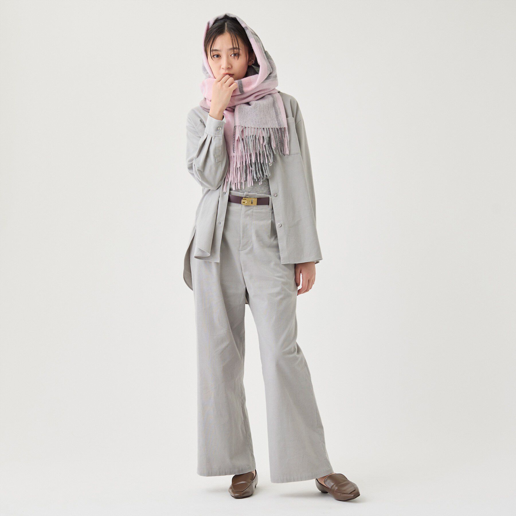 INDIVI「【大人コーデュロイ／SETUP可】ソフトセミワイドパンツ」|その他|