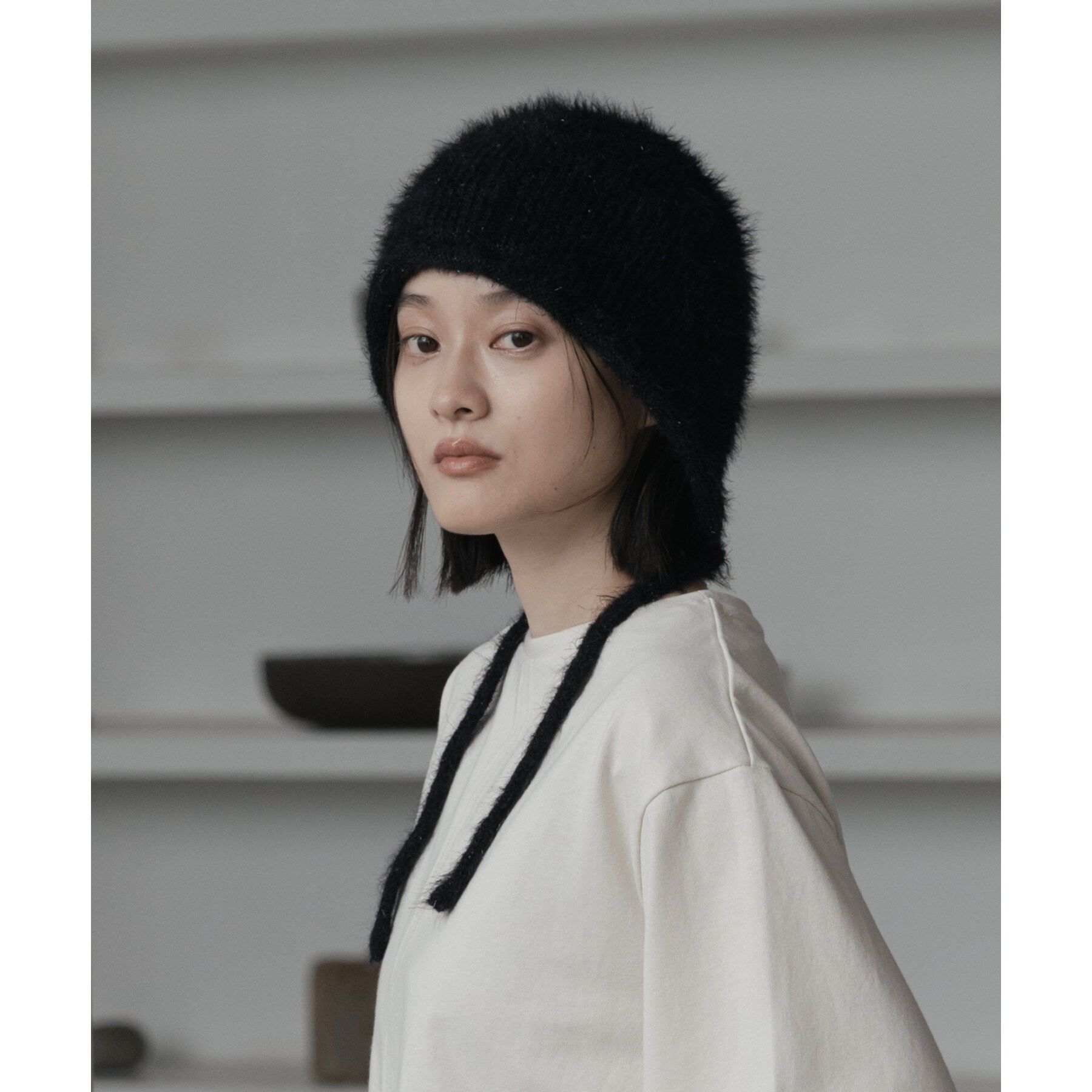 GALLEST「ロングストラップニットワッチ」|ニット帽|
