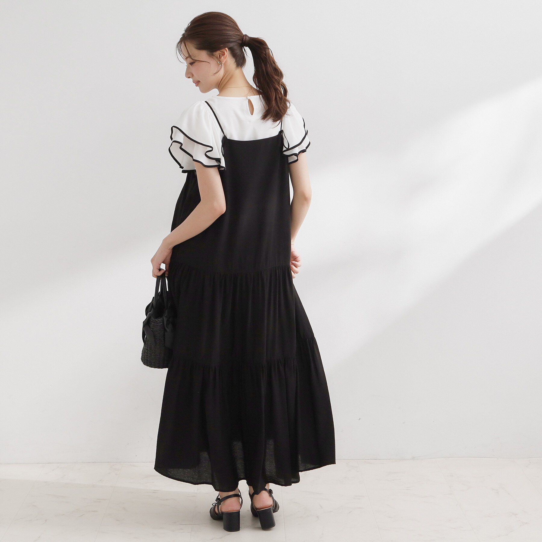 Couture broach「Vネックキャミワンピース」|ワンピース|