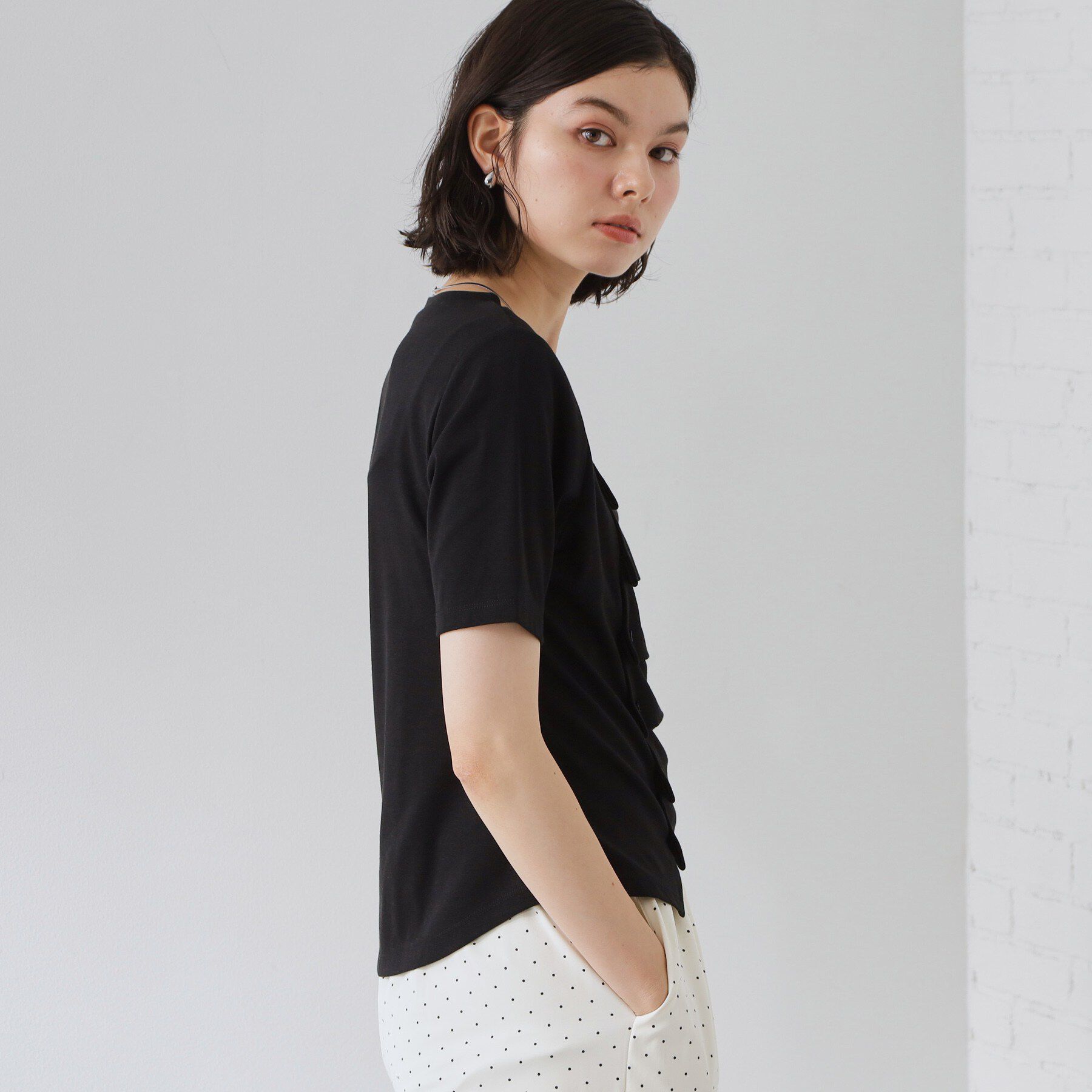 THE SHOP TK「フロントタックカットソー」|Tシャツ・カットソー|