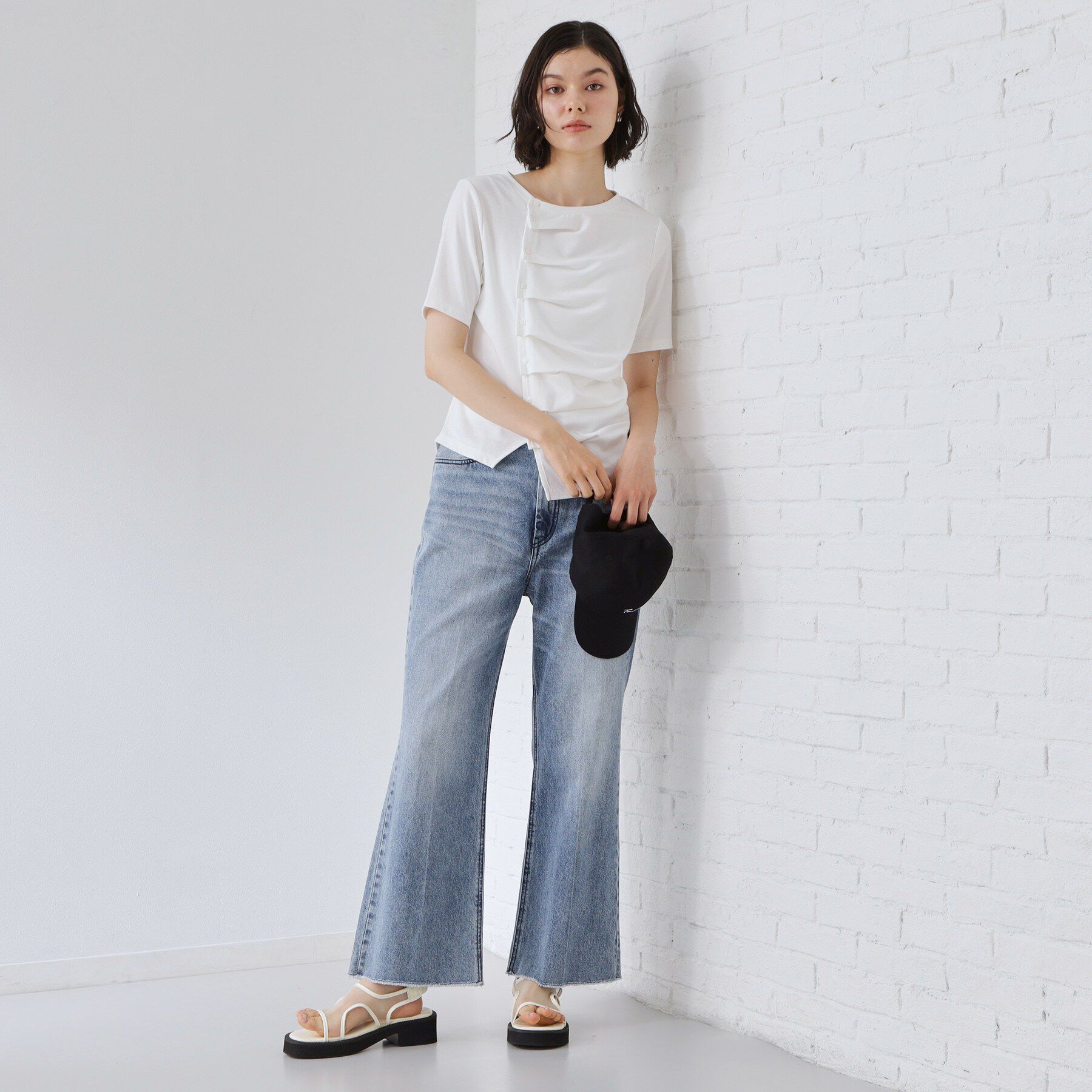 THE SHOP TK「フロントタックカットソー」|Tシャツ・カットソー|