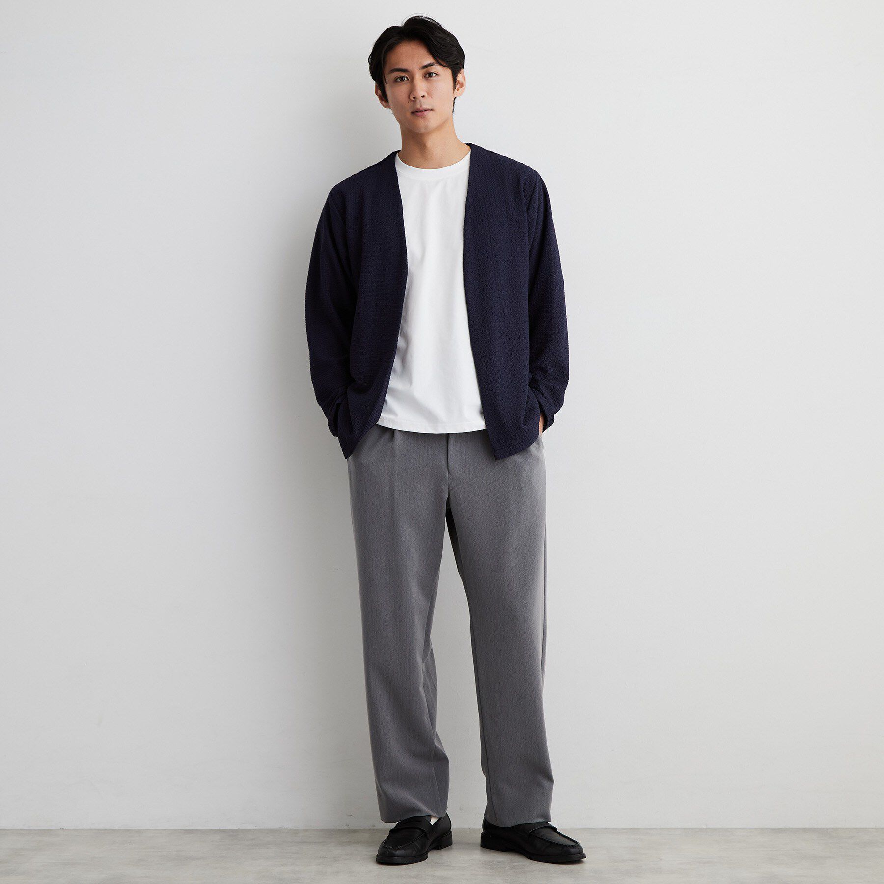 THE SHOP TK「【防シワ／2WAYストレッチ】 リラックス セミワイド イージーパンツ」|その他|