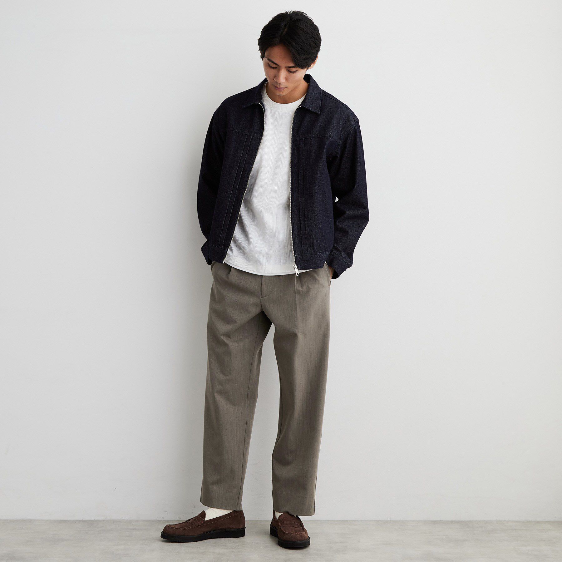 THE SHOP TK「【防シワ／2WAYストレッチ】 リラックス セミワイド イージーパンツ」|その他|