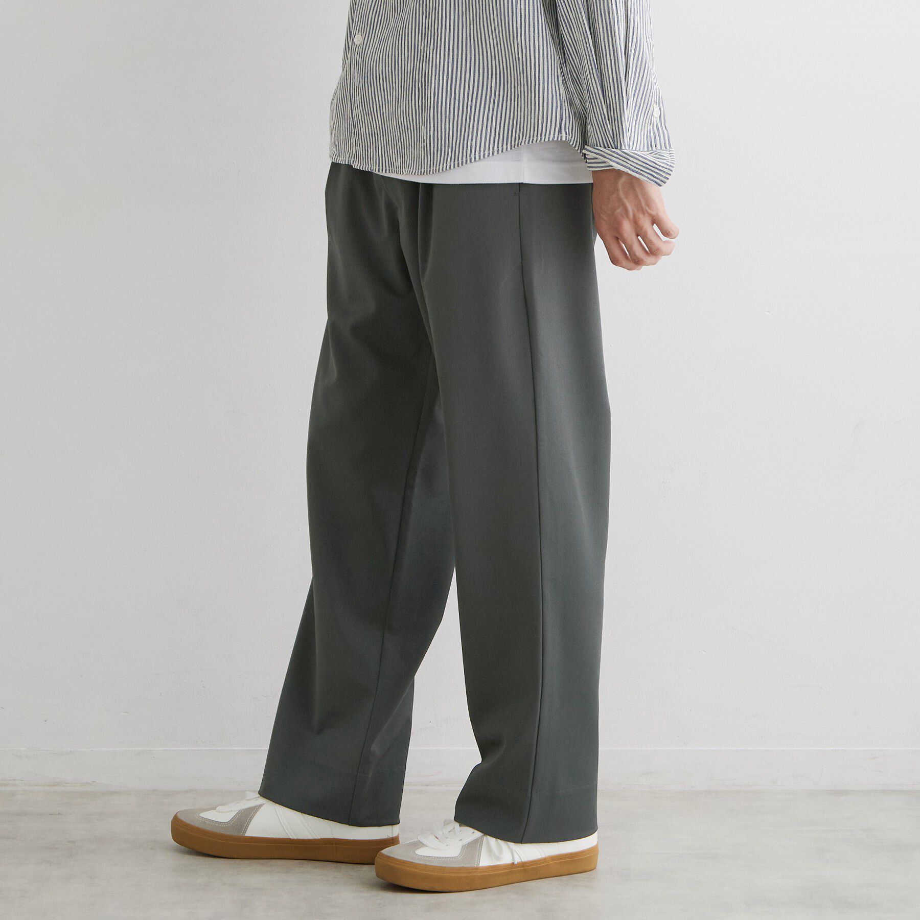 THE SHOP TK「【防シワ／2WAYストレッチ】 リラックス セミワイド イージーパンツ」|その他|