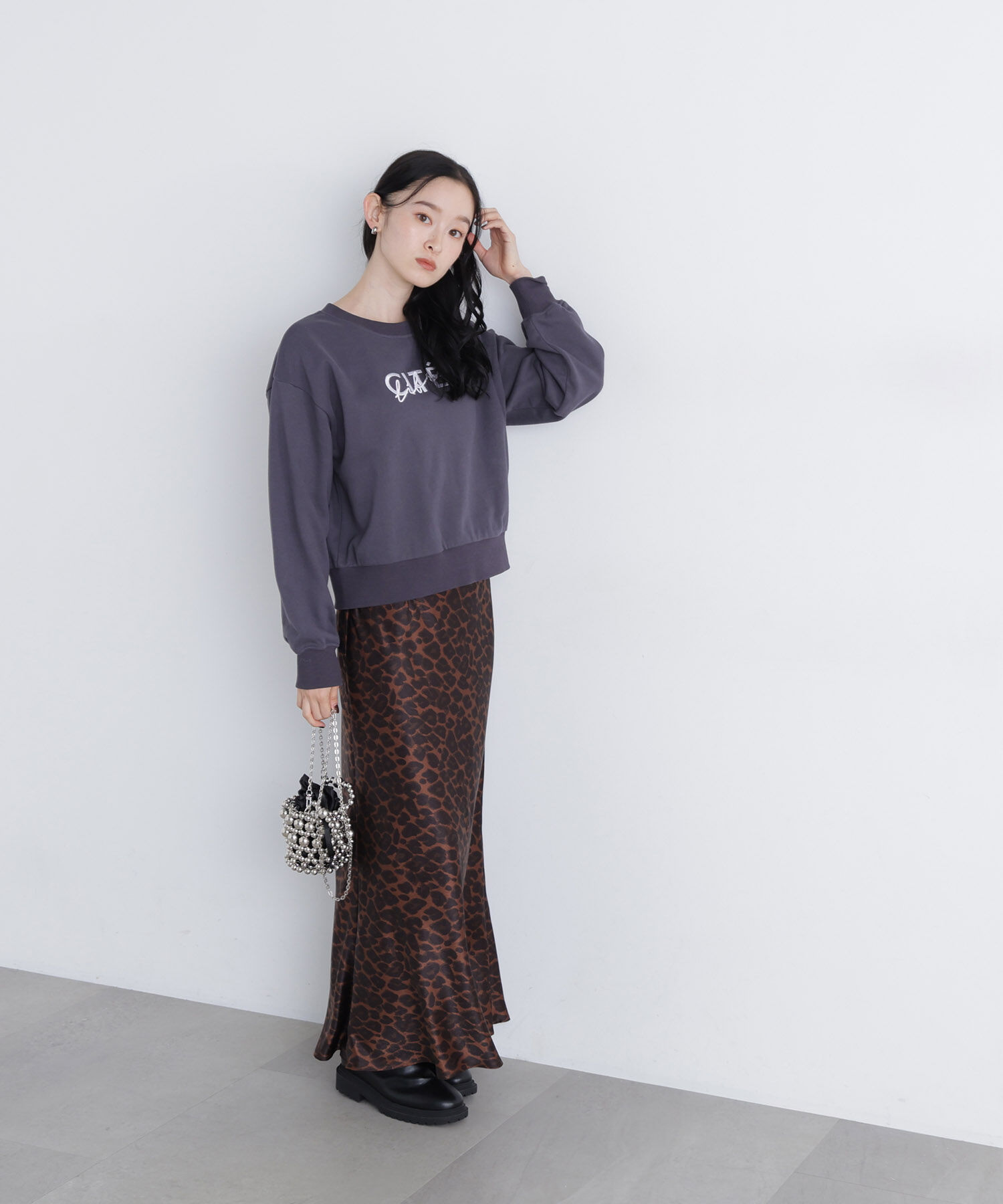  「〈N.〉ロゴ刺繍スエット」|Tシャツ・カットソー|