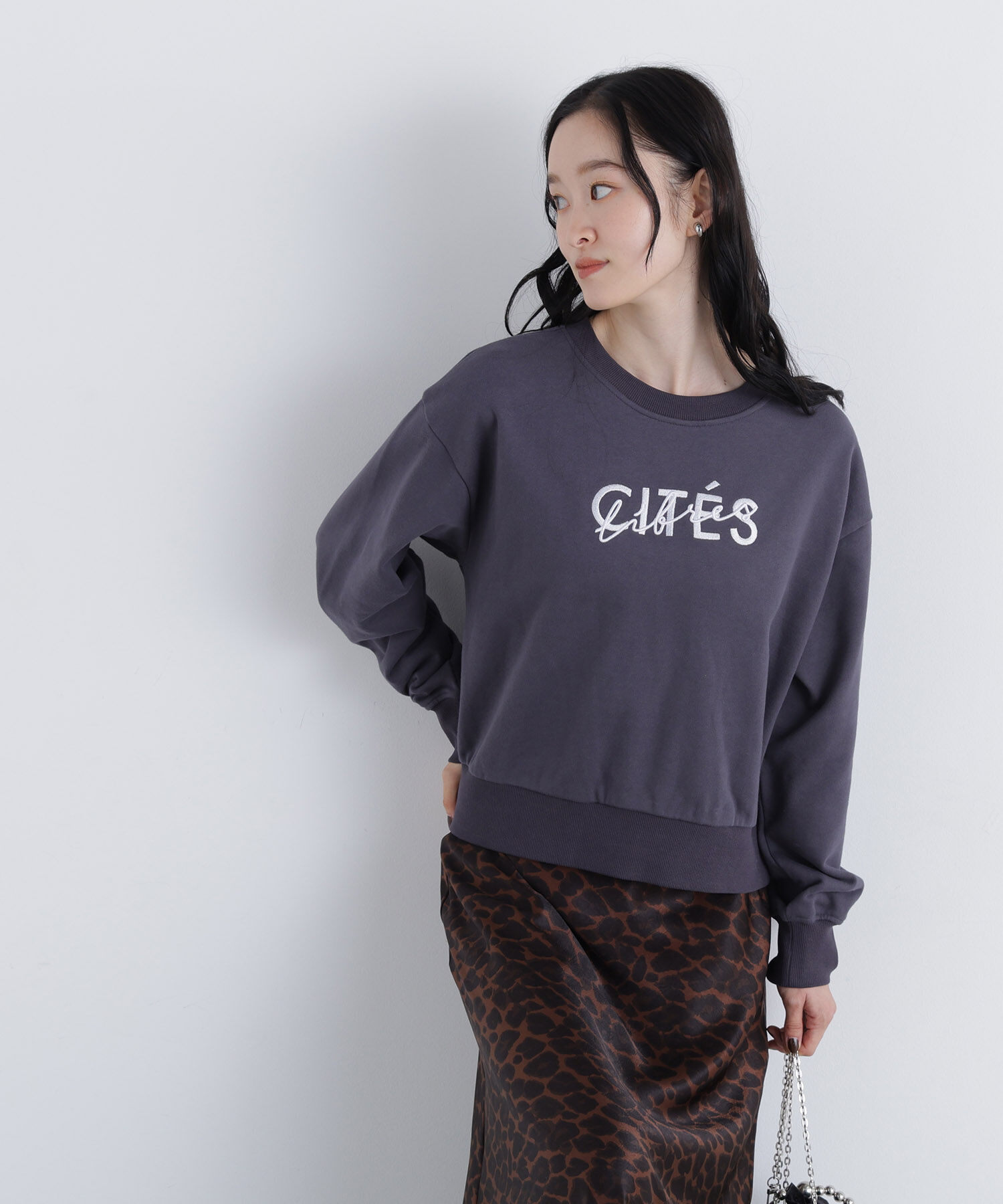  「〈N.〉ロゴ刺繍スエット」|Tシャツ・カットソー|