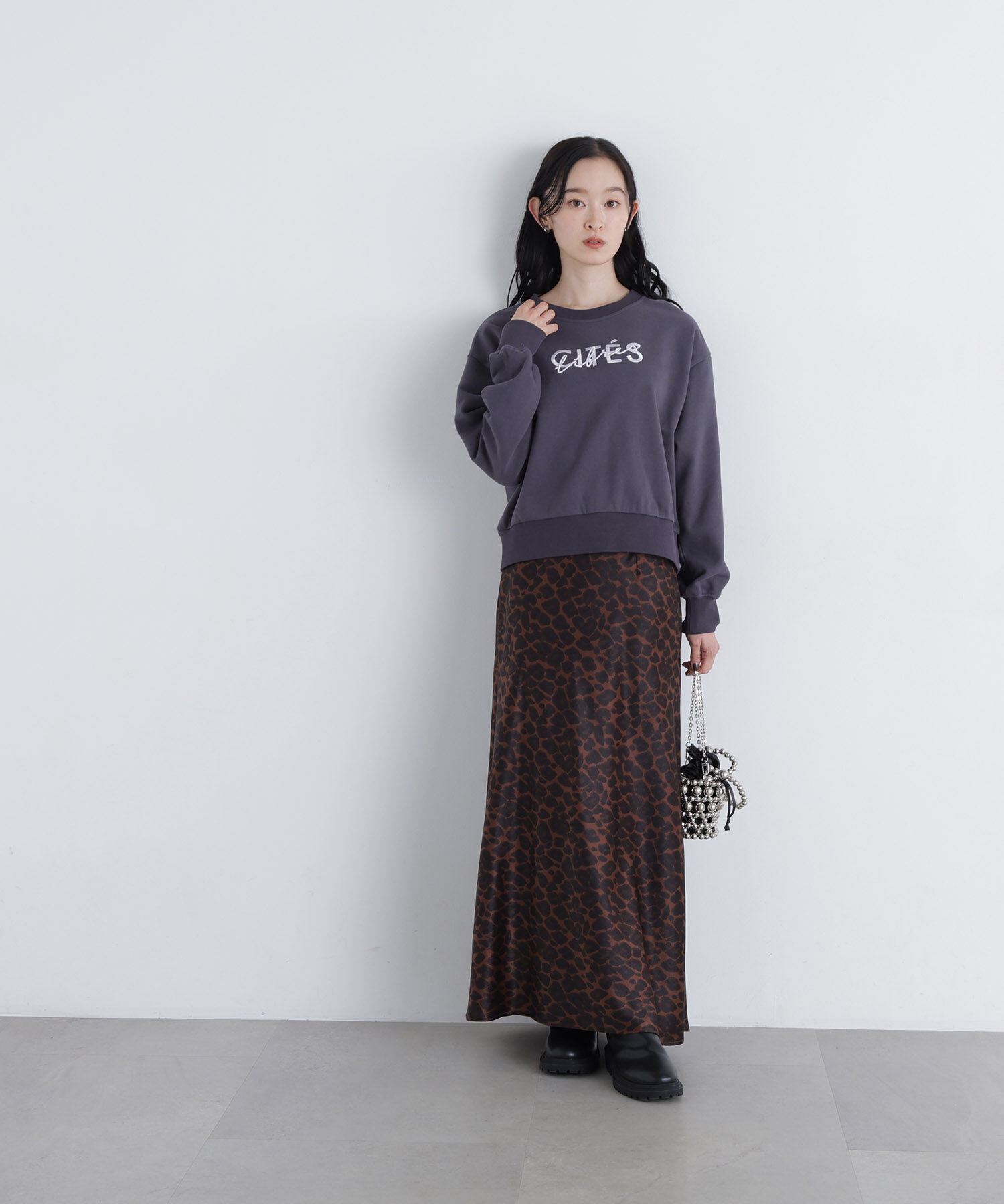  「〈N.〉ロゴ刺繍スエット」|Tシャツ・カットソー|