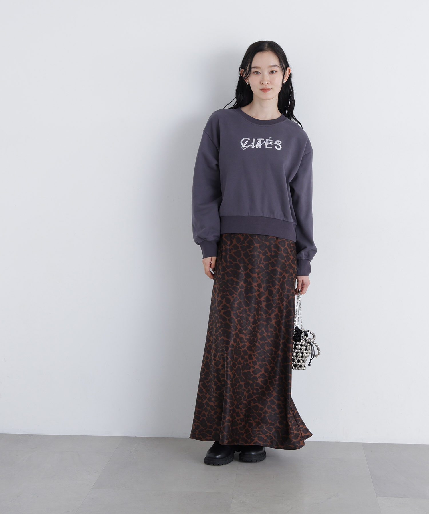  「〈N.〉ロゴ刺繍スエット」|Tシャツ・カットソー|