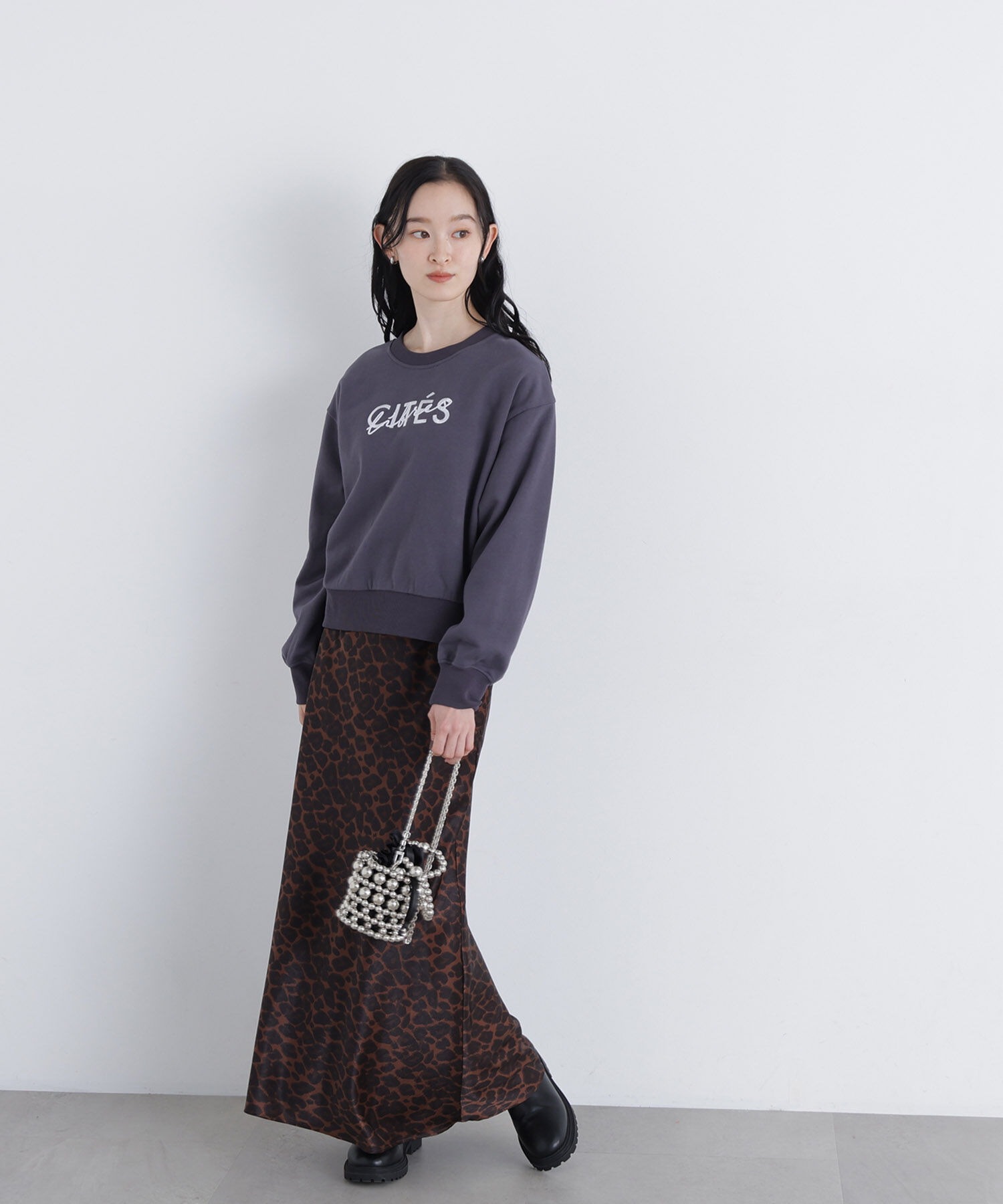  「〈N.〉ロゴ刺繍スエット」|Tシャツ・カットソー|