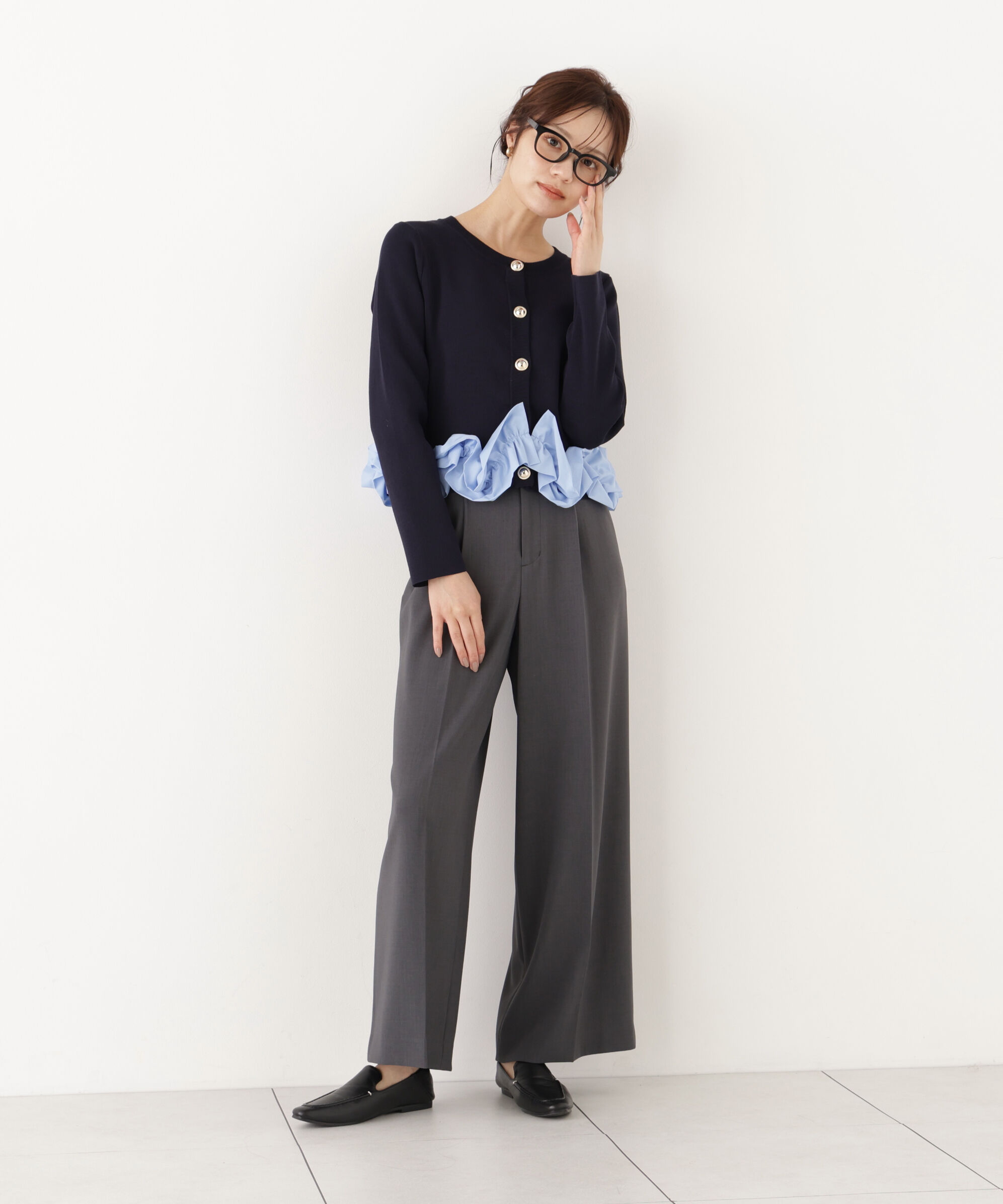 PROPORTION BODY DRESSING「ホイップヘムニットセットアップ 26AW」|ワンピース|
