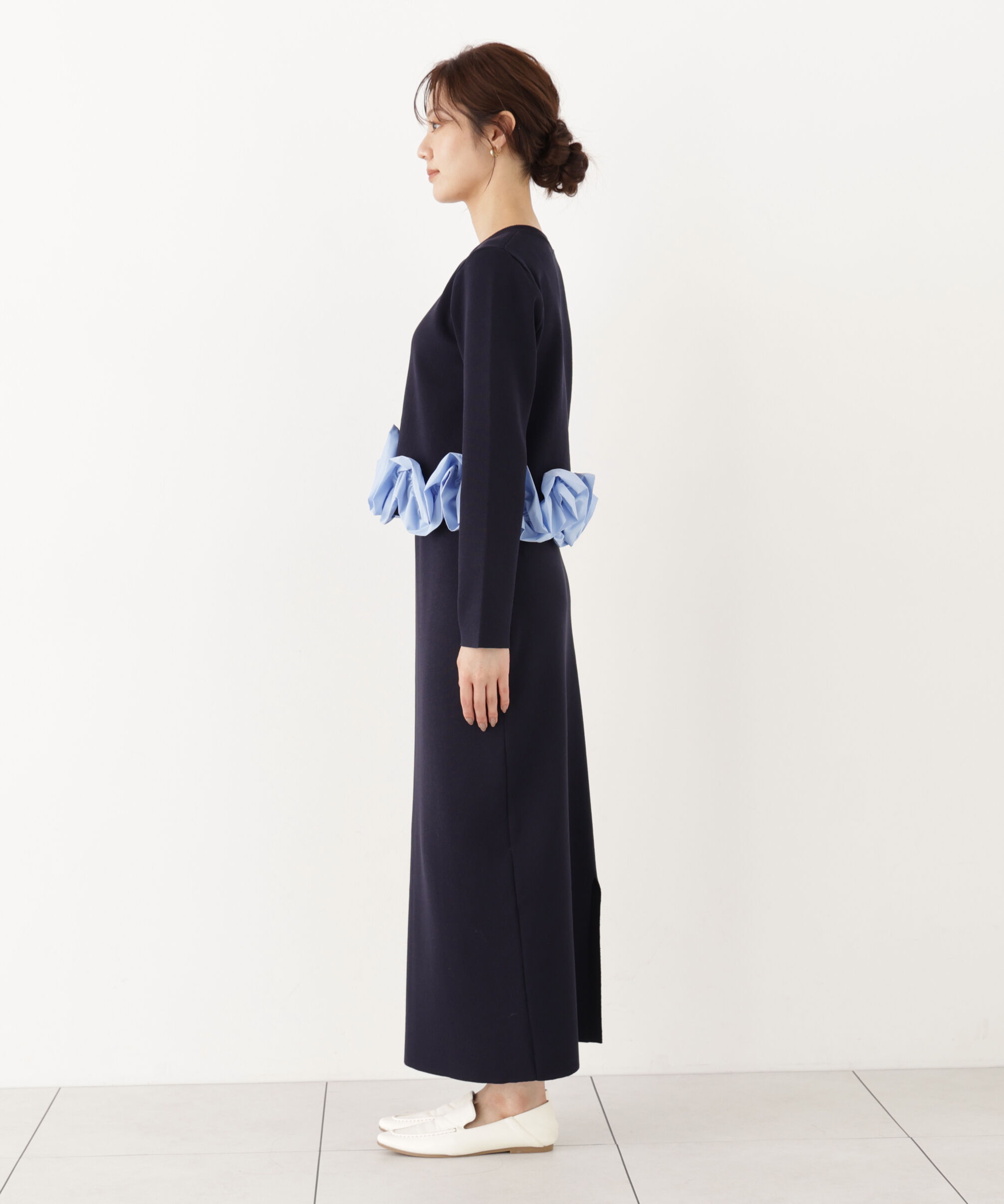 PROPORTION BODY DRESSING「ホイップヘムニットセットアップ 26AW」|ワンピース|