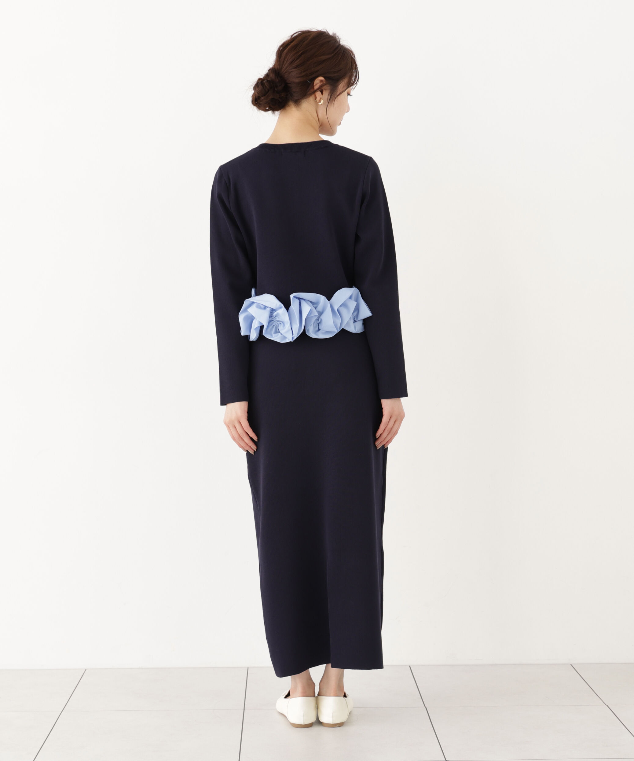 PROPORTION BODY DRESSING「ホイップヘムニットセットアップ 26AW」|ワンピース|