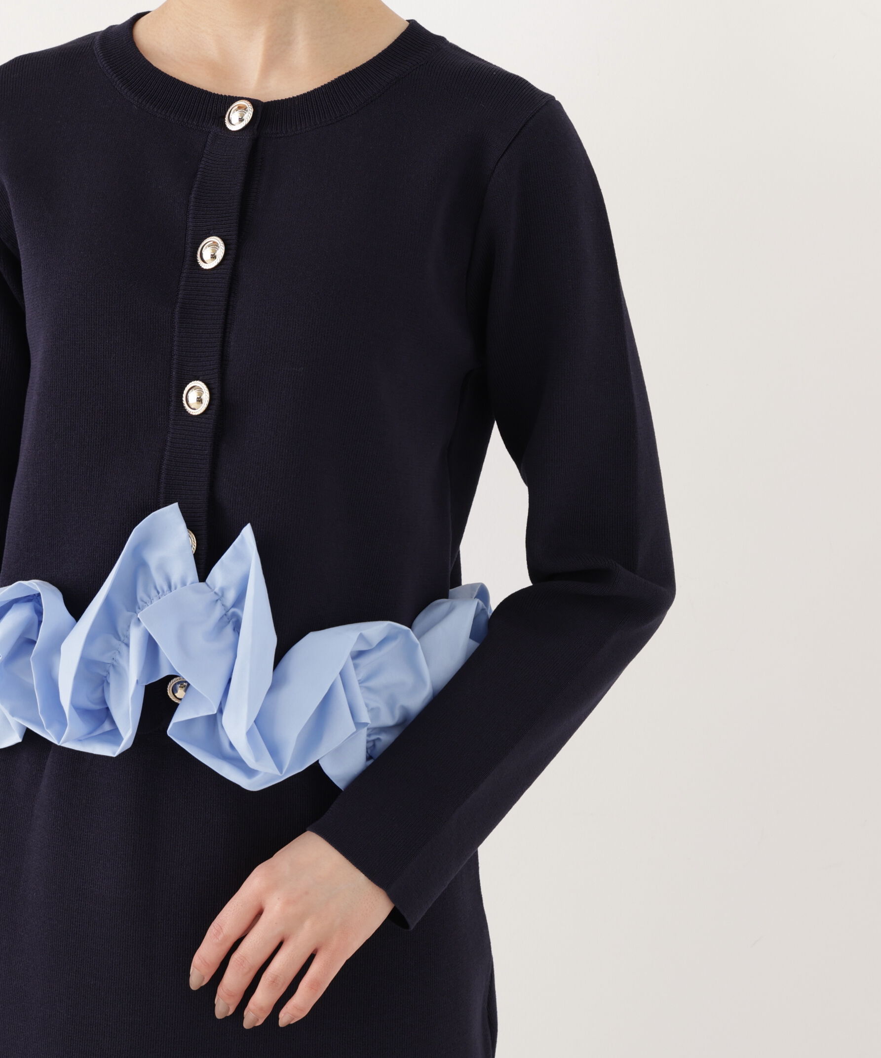 PROPORTION BODY DRESSING「ホイップヘムニットセットアップ 26AW」|ワンピース|