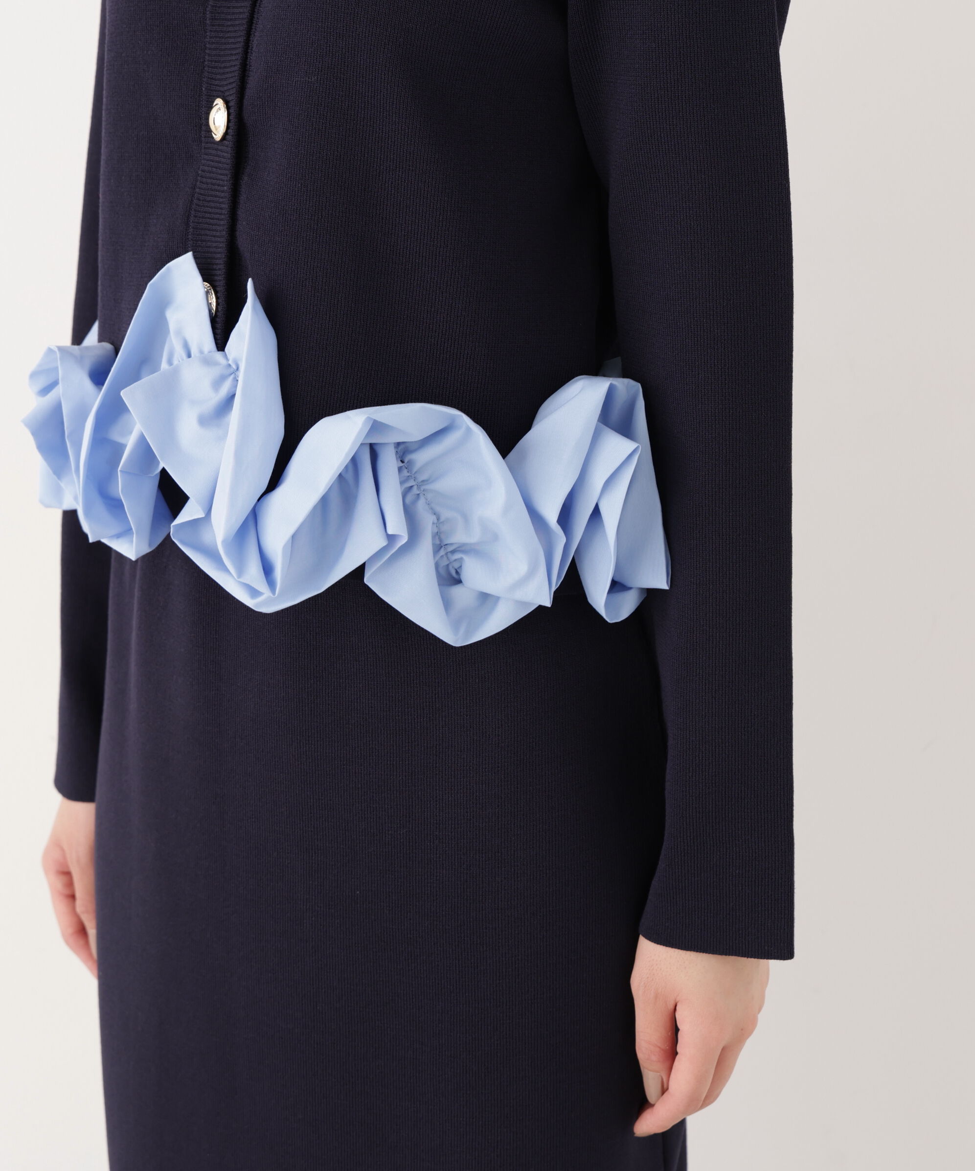 PROPORTION BODY DRESSING「ホイップヘムニットセットアップ 26AW」|ワンピース|