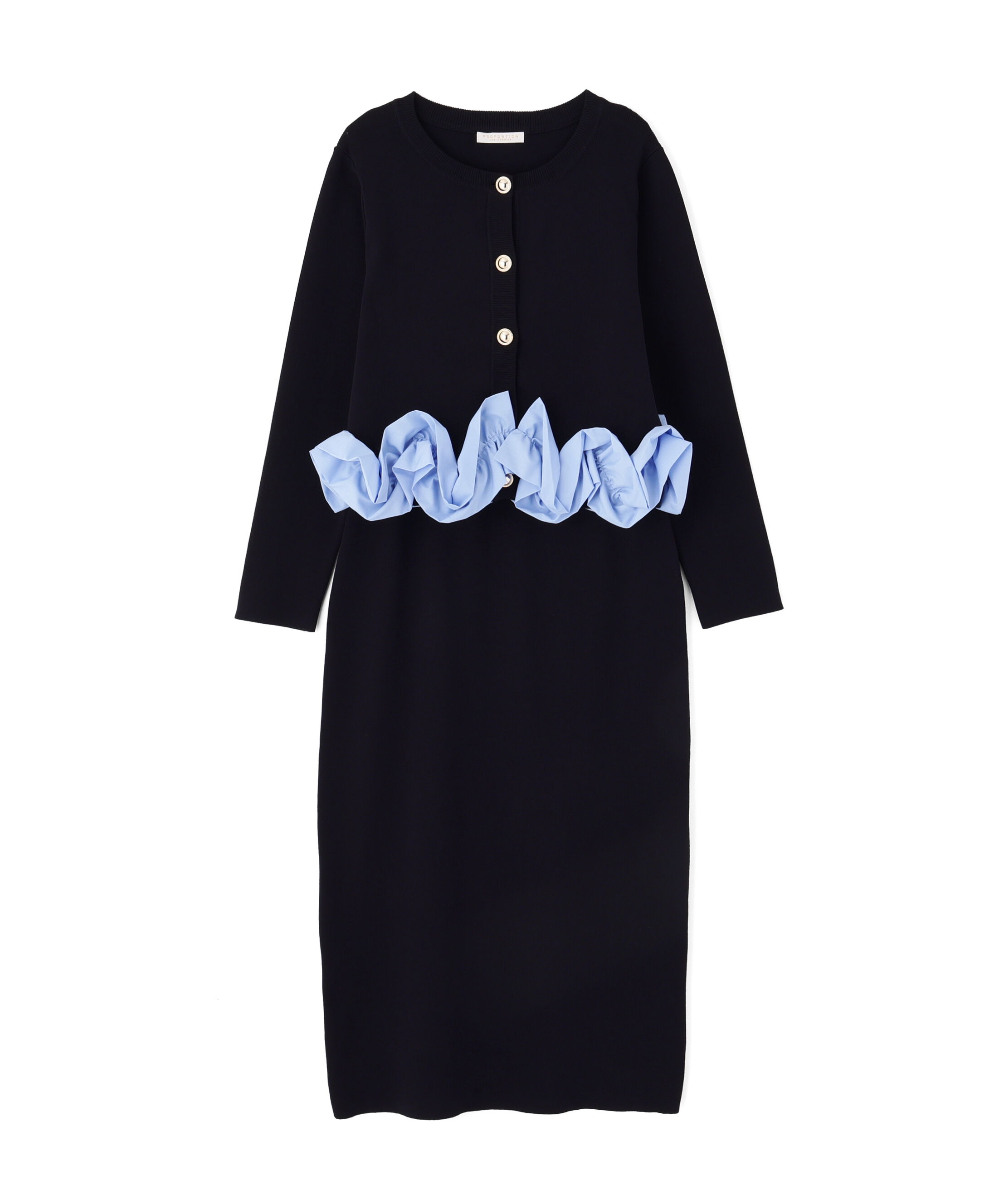 PROPORTION BODY DRESSING「ホイップヘムニットセットアップ 26AW」|ワンピース|