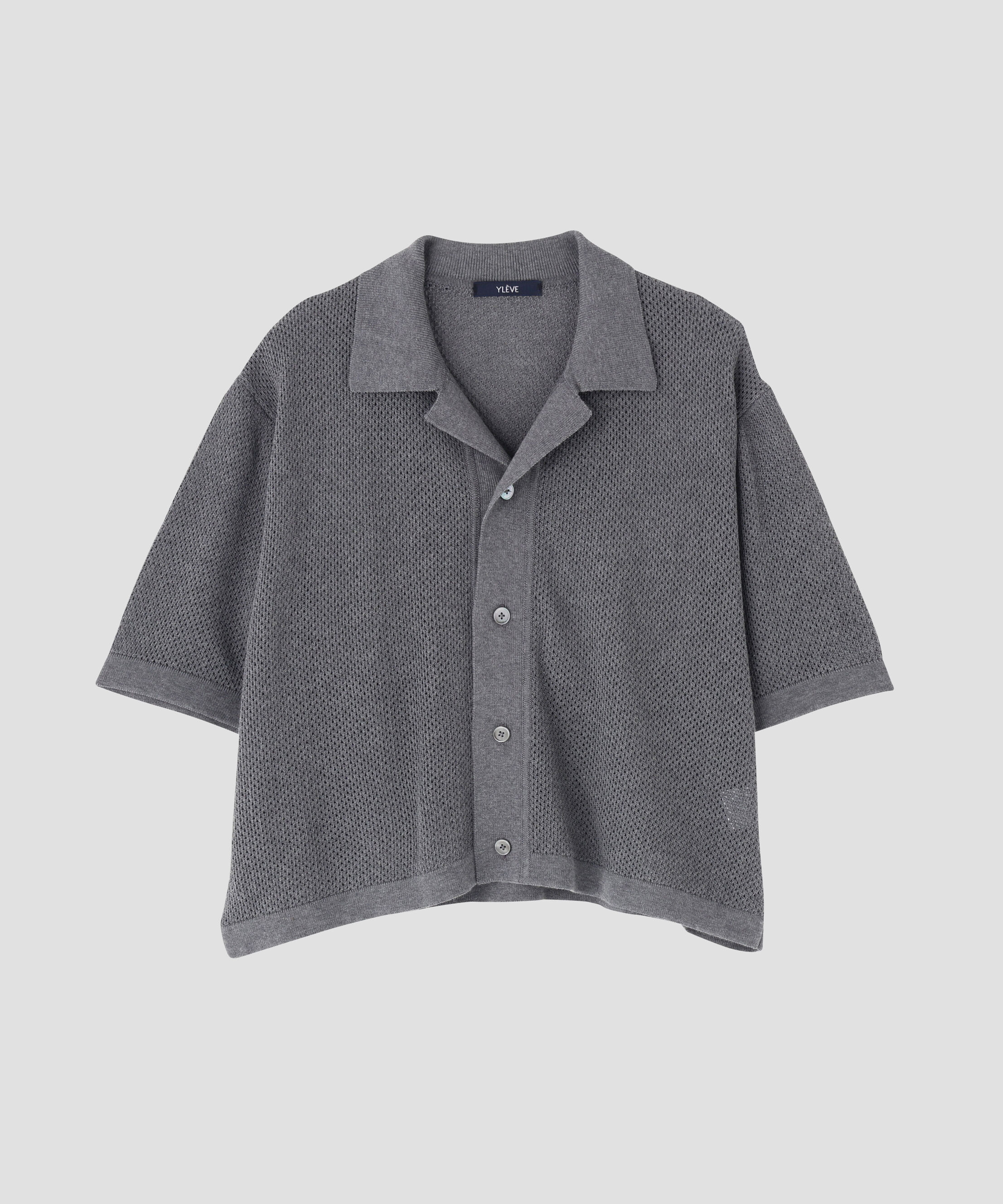 YLEVE 「YLEVE / ICE COTTON OPEN COLLAR KNIT」|ニット・セーター|