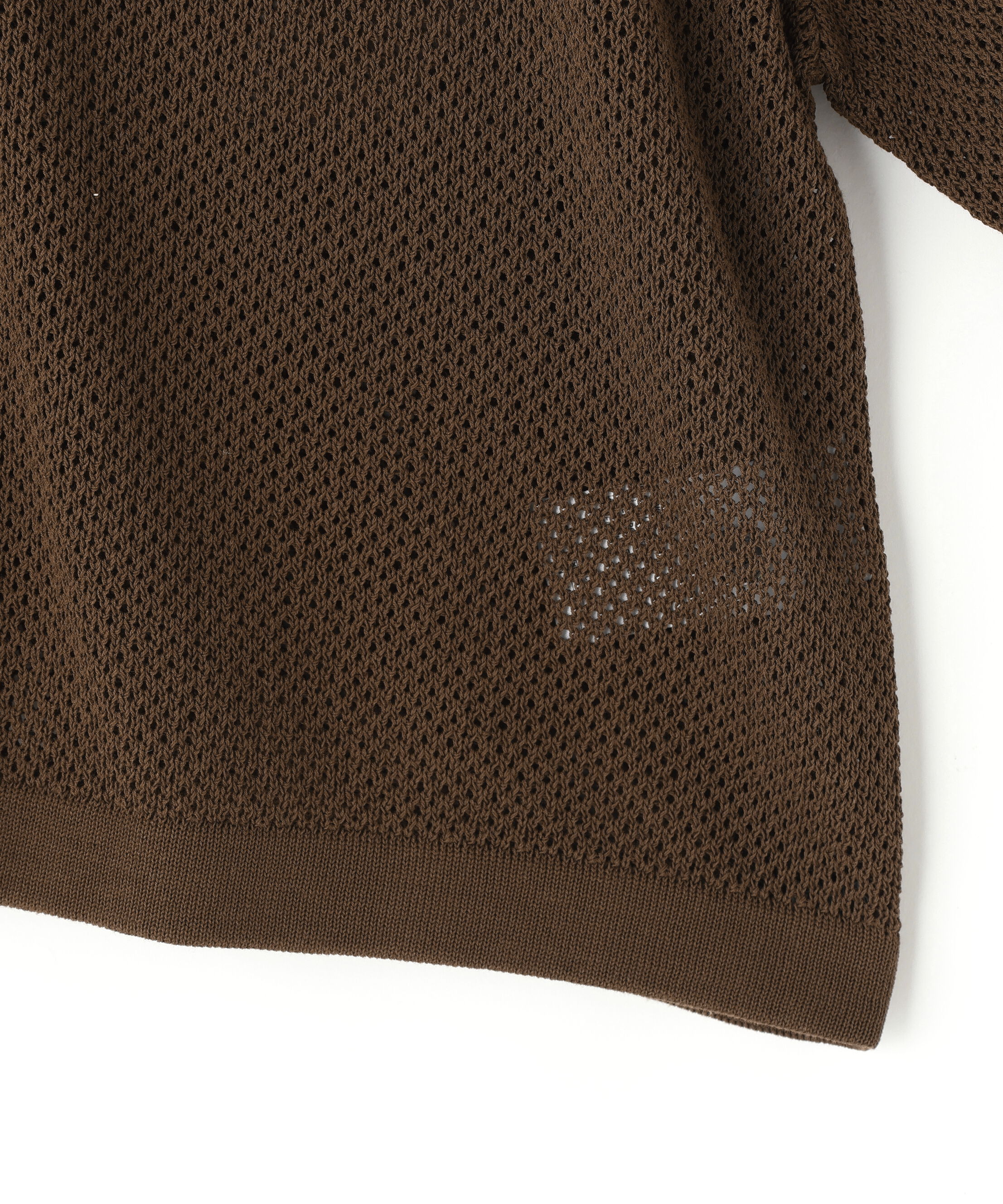 YLEVE 「YLEVE / ICE COTTON OPEN COLLAR KNIT」|ニット・セーター|
