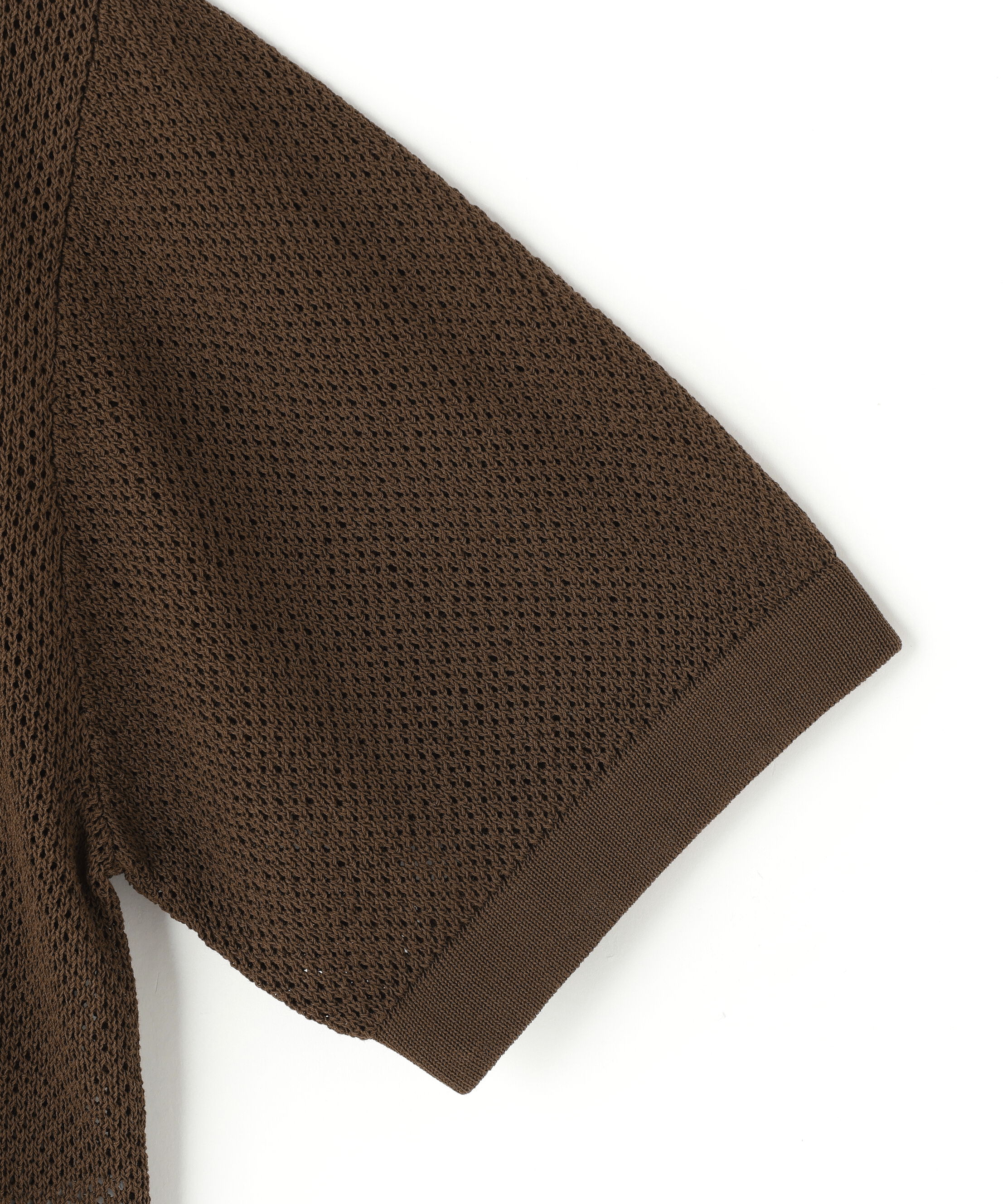 YLEVE 「YLEVE / ICE COTTON OPEN COLLAR KNIT」|ニット・セーター|